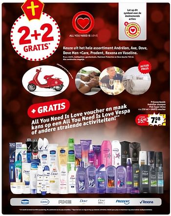 Aanbiedingen Andrélon shampoo pink super shine + gratis voucher - Huismerk - Kruidvat - Geldig van 21/11/2017 tot 26/11/2017 bij Kruidvat
