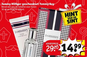 Aanbiedingen Tommy hilfiger geschenkset tommy boy - Tommy Hilfiger - Geldig van 21/11/2017 tot 26/11/2017 bij Kruidvat