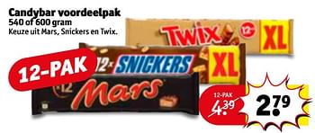 Aanbiedingen Candybar voordeelpak - Huismerk - Kruidvat - Geldig van 21/11/2017 tot 26/11/2017 bij Kruidvat
