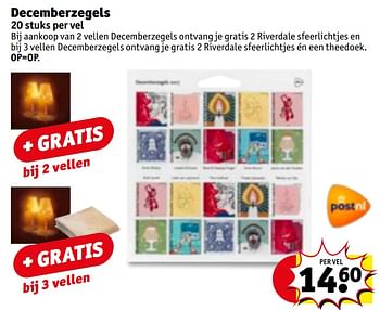 Aanbiedingen Decemberzegels - Huismerk - Kruidvat - Geldig van 21/11/2017 tot 26/11/2017 bij Kruidvat