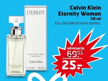 Aanbiedingen Calvin klein eternity woman - Calvin Klein - Geldig van 21/11/2017 tot 26/11/2017 bij Trekpleister