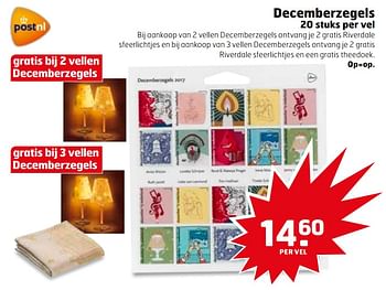 Aanbiedingen Decemberzegels - Huismerk - Trekpleister - Geldig van 21/11/2017 tot 26/11/2017 bij Trekpleister