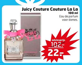 Aanbiedingen Juicy couture couture la la - Juicy couture - Geldig van 21/11/2017 tot 26/11/2017 bij Trekpleister