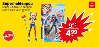 Aanbiedingen Superheldenpop - Mattel - Geldig van 21/11/2017 tot 26/11/2017 bij Trekpleister