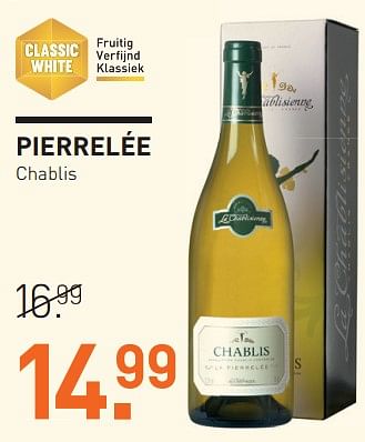 Aanbiedingen Pierrelée chablis - Witte wijnen - Geldig van 20/11/2017 tot 04/12/2017 bij Gall & Gall