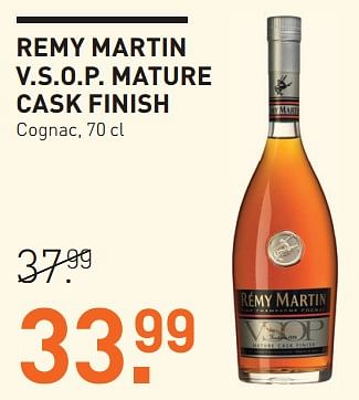 Aanbiedingen Remy martin v.s.o.p. mature cask finish cognac - Remy martin - Geldig van 20/11/2017 tot 04/12/2017 bij Gall & Gall