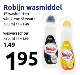 Aanbiedingen Robijn wasmiddel - Robijn - Geldig van 22/11/2017 tot 28/11/2017 bij Action