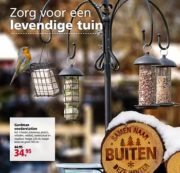 Aanbiedingen Gardman voederstation - Huismerk - Welkoop - Geldig van 22/11/2017 tot 03/12/2017 bij Welkoop