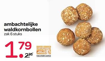 Aanbiedingen Ambachtelijke waldkornbollen - Huismerk - Spar  - Geldig van 23/11/2017 tot 29/11/2017 bij Spar