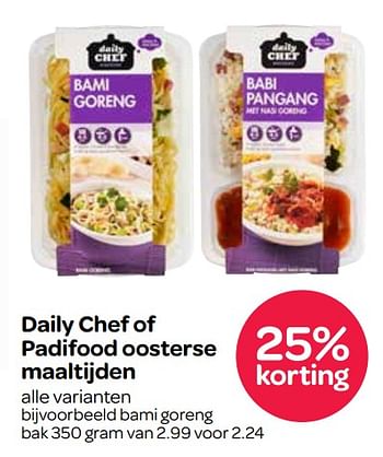 Aanbiedingen Bami goreng - Daily chef - Geldig van 23/11/2017 tot 29/11/2017 bij Spar