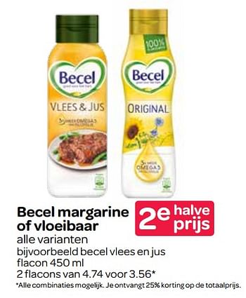 Aanbiedingen Becel vlees en jus - Becel - Geldig van 23/11/2017 tot 29/11/2017 bij Spar