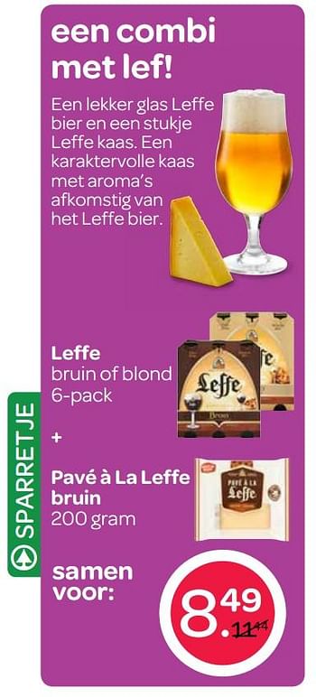Aanbiedingen Leffe bruin of blond+leffe bruin of blond - Leffe - Geldig van 23/11/2017 tot 29/11/2017 bij Spar