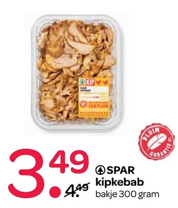 Aanbiedingen Spar kipkebab - Spar - Geldig van 23/11/2017 tot 29/11/2017 bij Spar