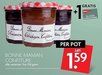 Aanbiedingen Bonne maman confiture - Bonne Maman - Geldig van 26/11/2017 tot 02/12/2017 bij Deka Markt