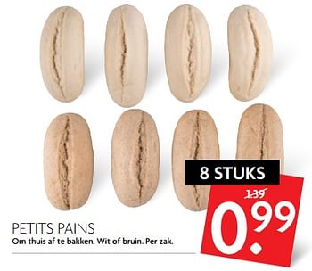 Aanbiedingen Petits pains om thuis af te bakken - Huismerk - Deka Markt - Geldig van 26/11/2017 tot 02/12/2017 bij Deka Markt