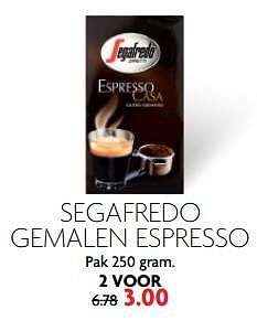 Aanbiedingen Segafredo gemalen espresso - Segafredo - Geldig van 26/11/2017 tot 02/12/2017 bij Deka Markt