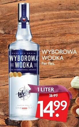 Aanbiedingen Wyborowa wodka - Wyborowa - Geldig van 26/11/2017 tot 02/12/2017 bij Deka Markt