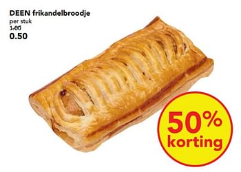 Aanbiedingen Deen frikandelbroodje - Huismerk deen supermarkt - Geldig van 26/11/2017 tot 02/12/2017 bij Deen Supermarkten