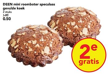 Aanbiedingen Deen mini roomboter speculaas gevulde koek - Huismerk deen supermarkt - Geldig van 26/11/2017 tot 02/12/2017 bij Deen Supermarkten
