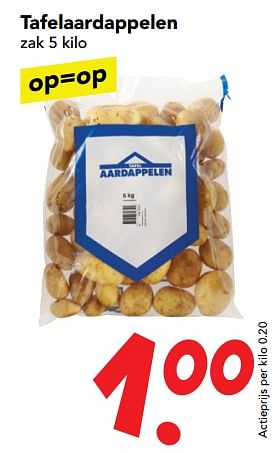 Aanbiedingen Tafelaardappelen - Huismerk deen supermarkt - Geldig van 26/11/2017 tot 02/12/2017 bij Deen Supermarkten