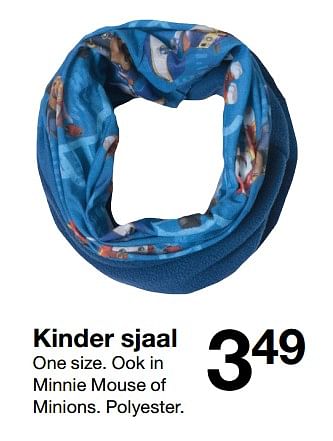 Aanbiedingen Kinder sjaal - Huismerk - Zeeman  - Geldig van 25/11/2017 tot 02/12/2017 bij Zeeman