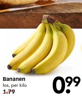 Aanbiedingen Bananen - Huismerk - Em-té - Geldig van 26/11/2017 tot 02/12/2017 bij Em-té