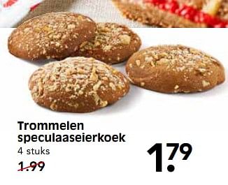 Aanbiedingen Trommelen speculaaseierkoek - Trommelen - Geldig van 26/11/2017 tot 02/12/2017 bij Em-té