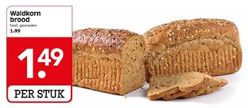 Aanbiedingen Waldkorn brood - Waldkorn - Geldig van 26/11/2017 tot 02/12/2017 bij Em-té