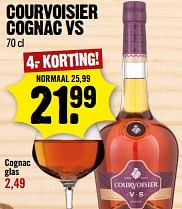 Aanbiedingen Courvoisier cognac vs - Courvoisier - Geldig van 26/11/2017 tot 02/12/2017 bij Dirk III