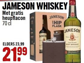 Aanbiedingen Jameson whiskey - Jameson - Geldig van 26/11/2017 tot 02/12/2017 bij Dirk III