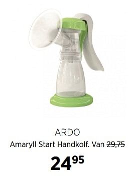 Aanbiedingen Ardo amaryll start handkolf - Ardo - Geldig van 23/11/2017 tot 18/12/2017 bij Babypark