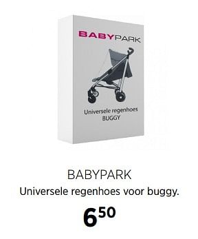 Aanbiedingen Babypark universele regenhoes voor buggy - Huismerk - Babypark - Geldig van 23/11/2017 tot 18/12/2017 bij Babypark