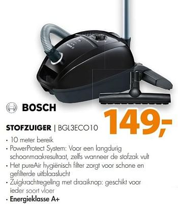 Aanbiedingen Bosch stofzuiger bgl3eco10 - Bosch - Geldig van 26/11/2017 tot 03/12/2017 bij Expert