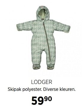 Aanbiedingen Lodger skipak polyester - Lodger - Geldig van 23/11/2017 tot 18/12/2017 bij Babypark