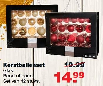 Aanbiedingen Kerstballenset - Huismerk - Praxis - Geldig van 27/11/2017 tot 03/12/2017 bij Praxis