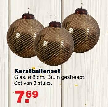 Aanbiedingen Kerstballenset - Huismerk - Praxis - Geldig van 27/11/2017 tot 03/12/2017 bij Praxis