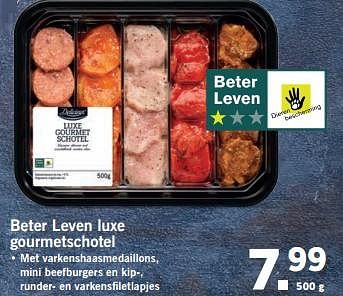 Aanbiedingen Beter leven luxe gourmetschotel - Delicieux - Geldig van 27/11/2017 tot 03/12/2017 bij Lidl