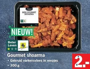 Aanbiedingen Gourmet shoarma - Delicieux - Geldig van 27/11/2017 tot 03/12/2017 bij Lidl