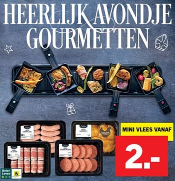 Aanbiedingen Mini vlees - Huismerk - Lidl - Geldig van 27/11/2017 tot 03/12/2017 bij Lidl