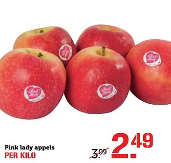 Aanbiedingen Pink lady appels - Huismerk - Coop - Geldig van 27/11/2017 tot 03/12/2017 bij Coop