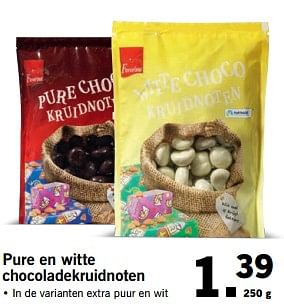 Aanbiedingen Pure en witte chocoladekruidnoten - Favorina - Geldig van 27/11/2017 tot 03/12/2017 bij Lidl