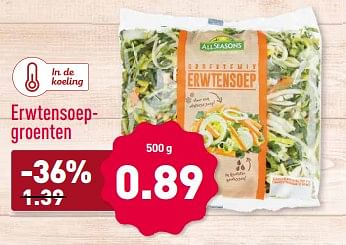 Aanbiedingen Erwtensoepgroenten - Huismerk - Aldi - Geldig van 27/11/2017 tot 03/12/2017 bij Aldi