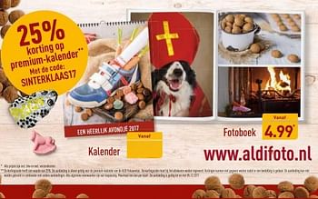 Aanbiedingen Fotoboek - Huismerk - Aldi - Geldig van 27/11/2017 tot 03/12/2017 bij Aldi