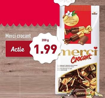 Aanbiedingen Merci crocant - MERCI - Geldig van 27/11/2017 tot 03/12/2017 bij Aldi