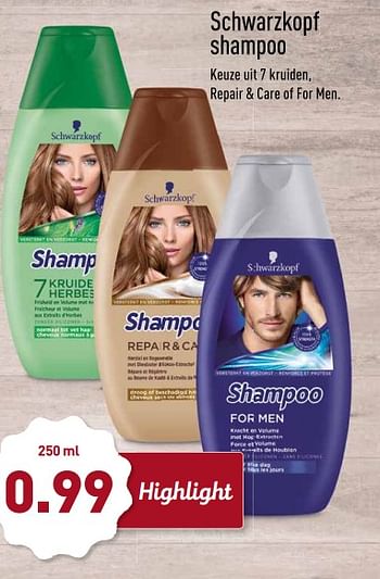 Aanbiedingen Schwarzkopf shampoo - Schwartzkopf - Geldig van 27/11/2017 tot 03/12/2017 bij Aldi