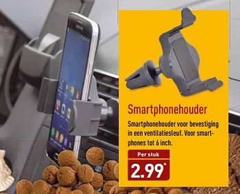 Aanbiedingen Smartphonehouder - Huismerk - Aldi - Geldig van 27/11/2017 tot 03/12/2017 bij Aldi