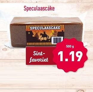Aanbiedingen Speculaascake - Huismerk - Aldi - Geldig van 27/11/2017 tot 03/12/2017 bij Aldi