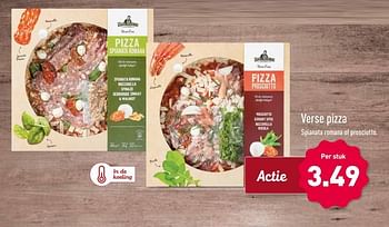 Aanbiedingen Verse pizza nata romanaof prosciutto - Huismerk - Aldi - Geldig van 27/11/2017 tot 03/12/2017 bij Aldi