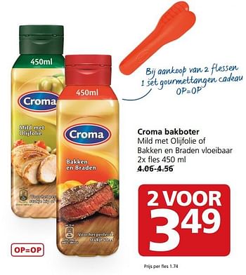 Aanbiedingen Croma bakboter - Croma - Geldig van 27/11/2017 tot 03/12/2017 bij Jan Linders