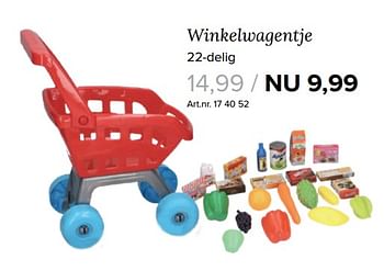 Aanbiedingen Winkelwagentje 22-delig - Huismerk - Kijkshop - Geldig van 27/11/2017 tot 10/12/2017 bij Kijkshop
